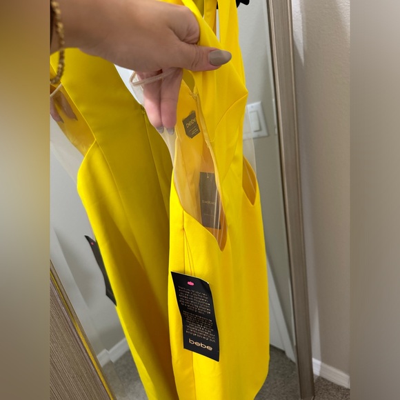 Sheer cut-out illusion dress BEBE - Picture 4 of 5